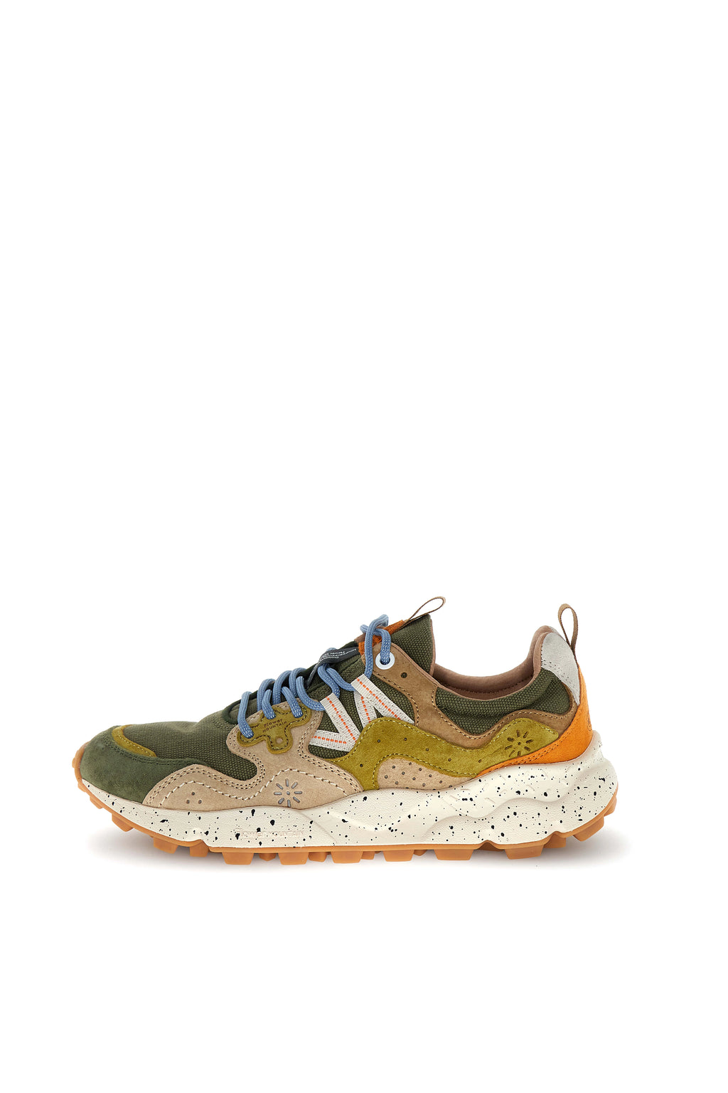 FLOWER MOUNTAIN Yamano 3 UNI Suede/canvas Military: коричневий кросівки унісекс