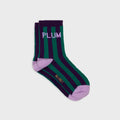 BILLYBELT | CALCETINES | MUJER | MESSAGE COMBED PLUM | VERDE