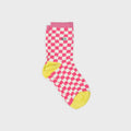 BILLYBELT | CALCETINES | MUJER | CARREAUX ROSE ET BLANC | ROSA