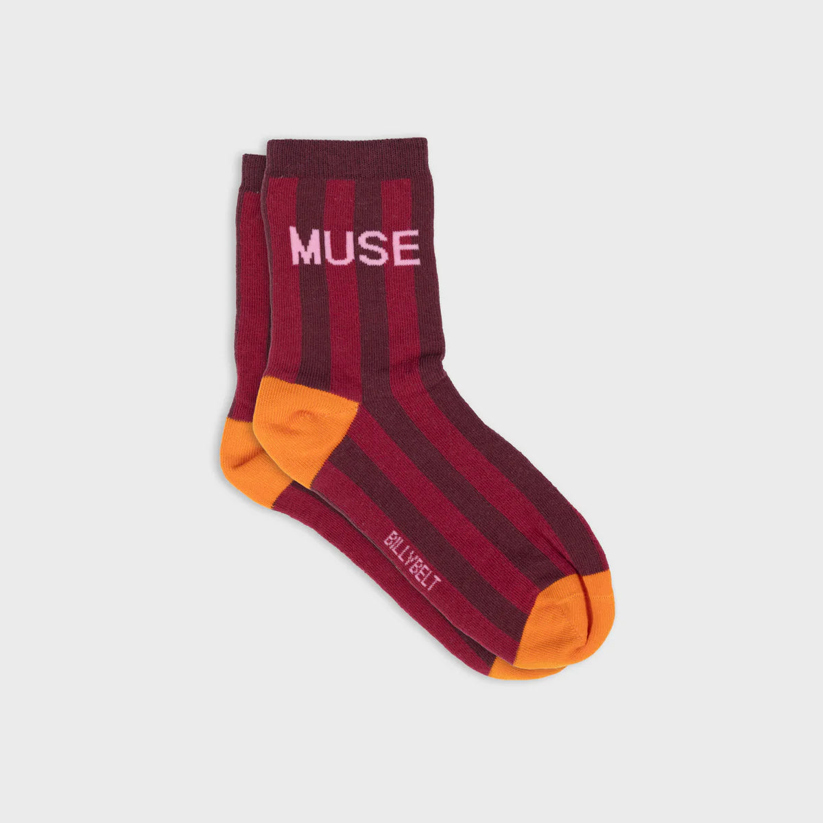 BILLYBELT | CALCETINES | MUJER | MESSAGE COMBED MUSE | ROJO