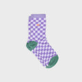 BILLYBELT | CALCETINES | MUJER | CARREAUX VIOLET ET VIOLET CLAIR | LILA