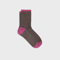 BILLYBELT | CALCETINES | MUJER | COMBED BROWN | MARRÓN