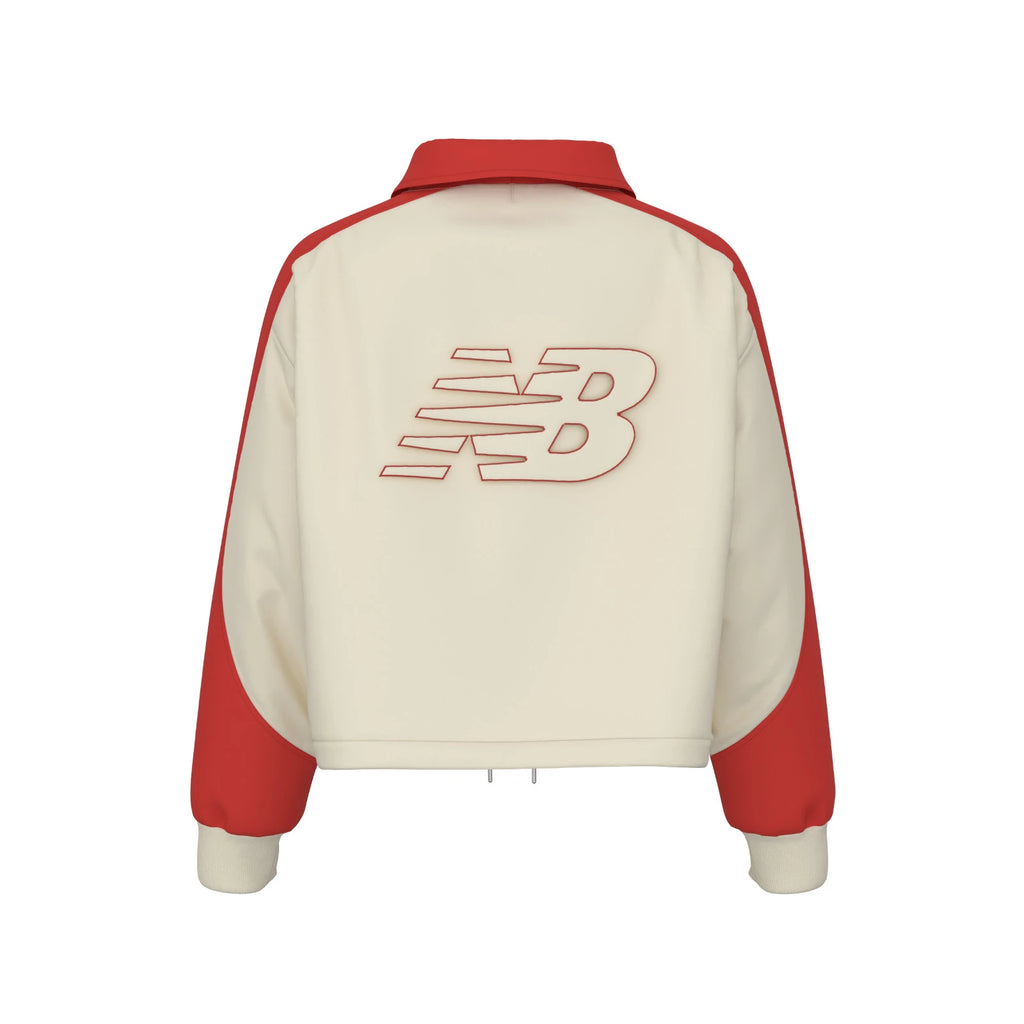 NEW BALANCE | CHAQUETAS | MUJER | SPORT LEGACY STADIUM JACKET ANGORA | BEIGE