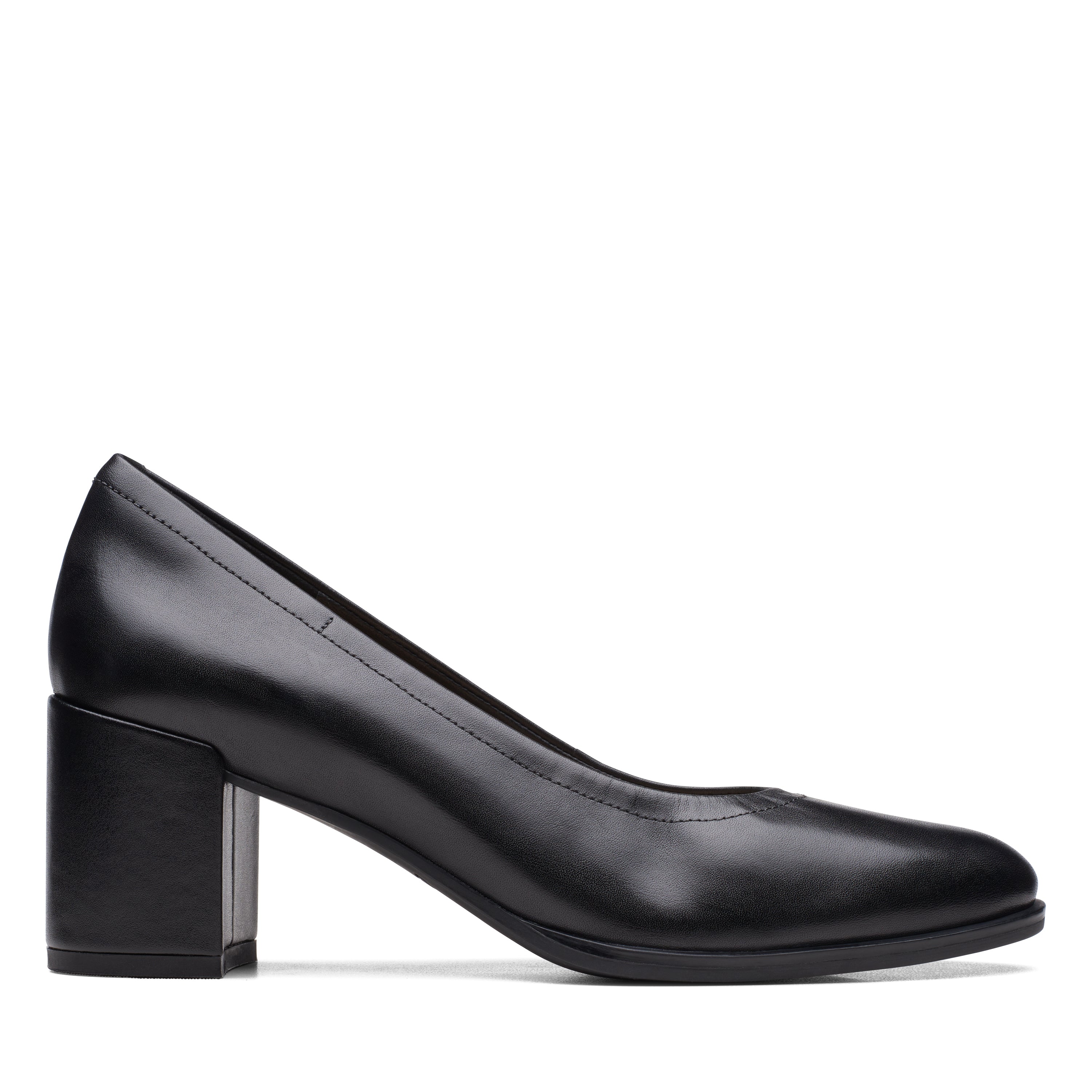 Clarks womens black dress shoes best sale