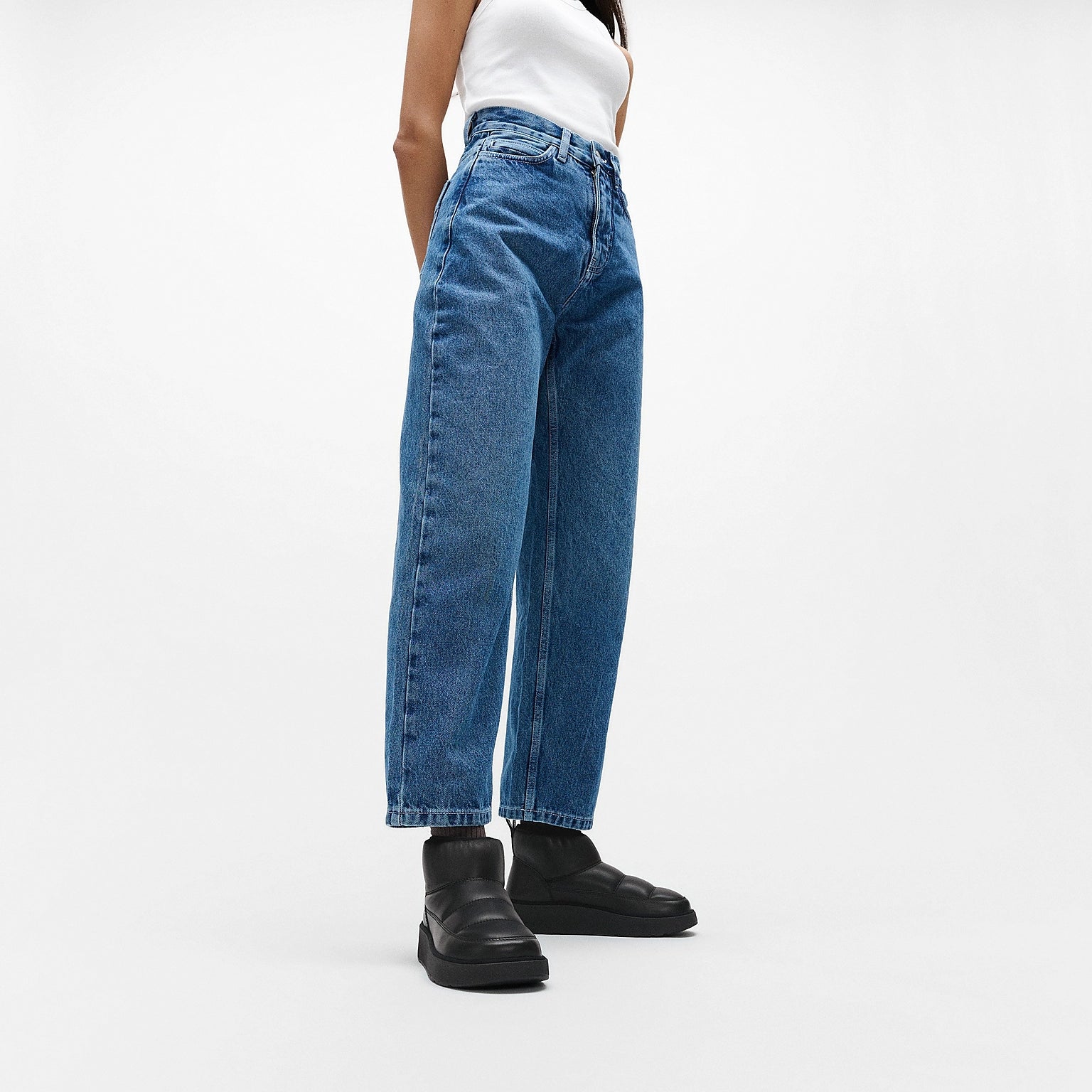 FITFLOP | BOTAS | MUJER | W GEN FF PADDED SOFT LEATHER BOOTIES ALL BLACK | NEGRO