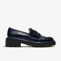 REGARDE LE CIEL Ginevra Naplak Black: zwart loafers voor dames