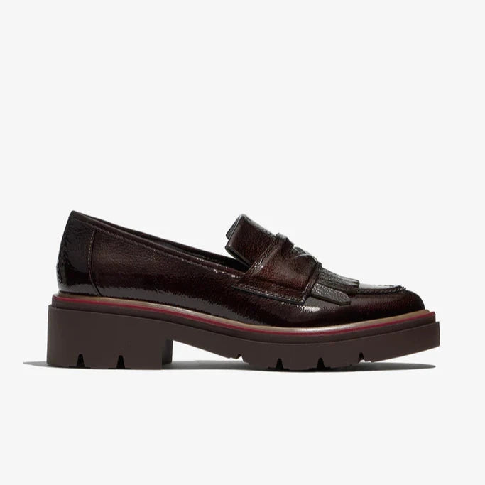 REGULAR EL CEL | MOCASINS DONA | GINEVRA ROCK BORDEAUX | VERMELL