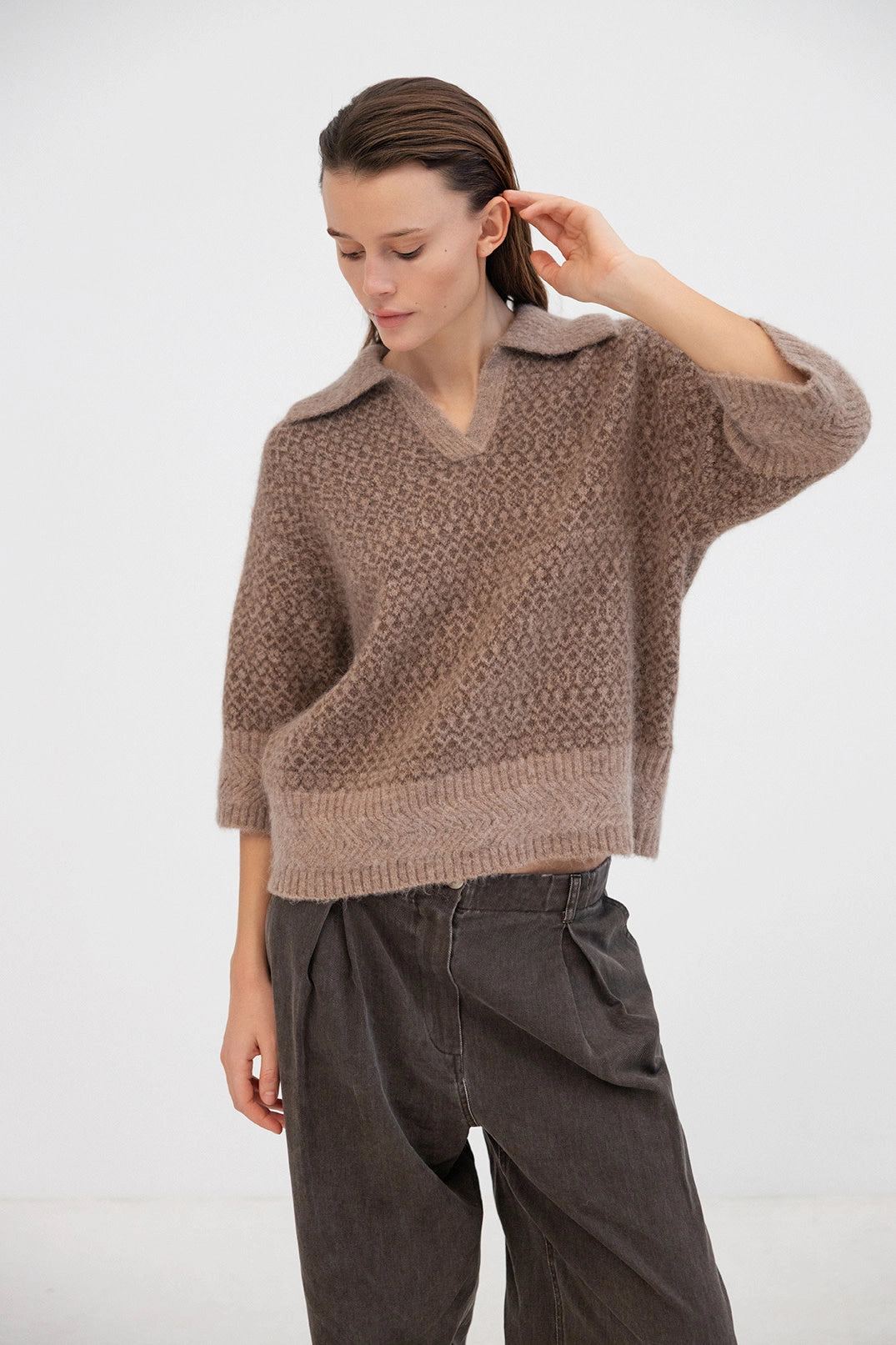 PROJECT AJ117 Hallister DK38-263 SOIL: ブラウン パンツ レディース