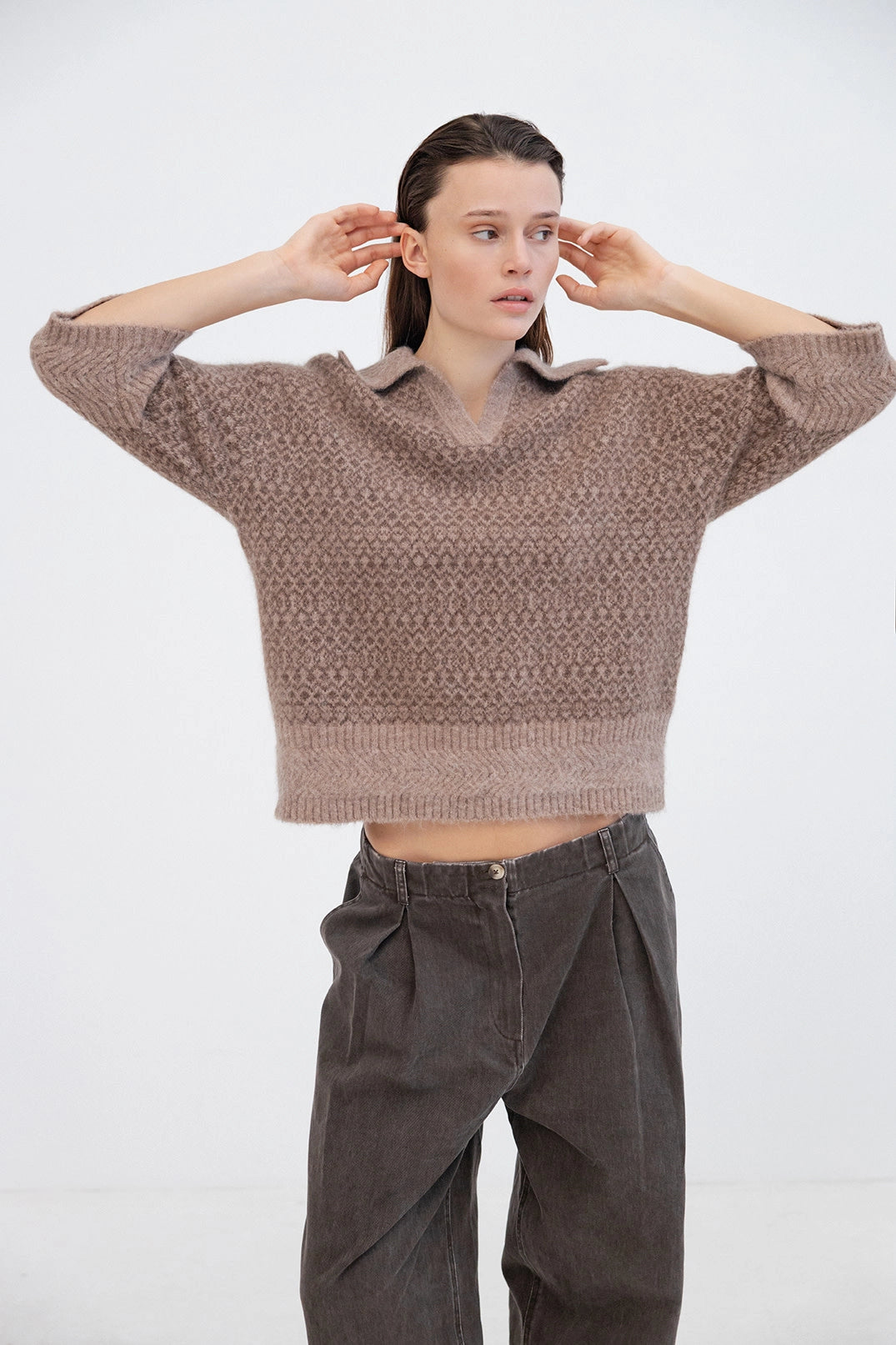 PROJECT AJ117 Hallister DK38-263 SOIL: ブラウン パンツ レディース