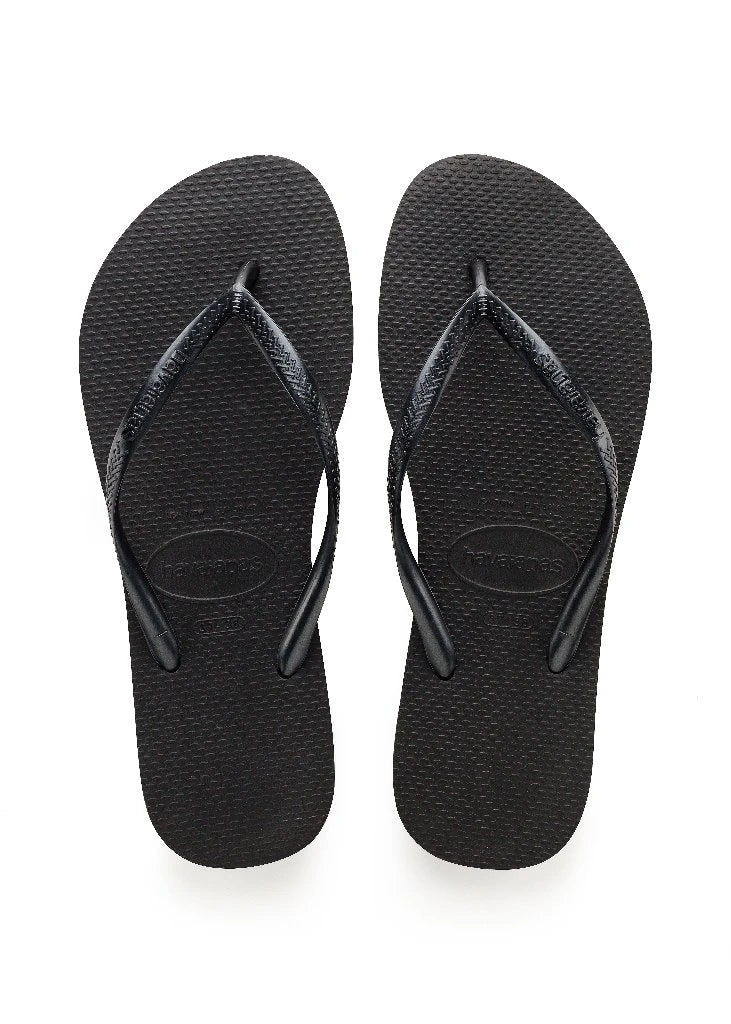 HAVAIANAS SLIM Black: 黑色 人字拖 女士
