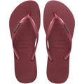HAVAIANAS | CHANCLAS | MUJER | SLIM LOGO METALLIC AMARANTH | ROJO