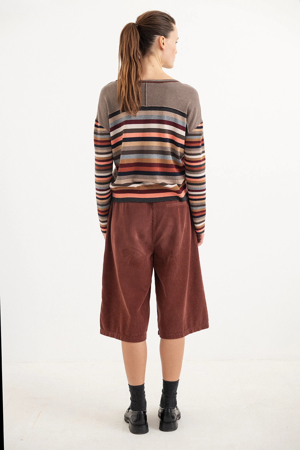 PROJECT AJ117 HIGO DK22-263 Russet Brown: marrone pantaloni da donna