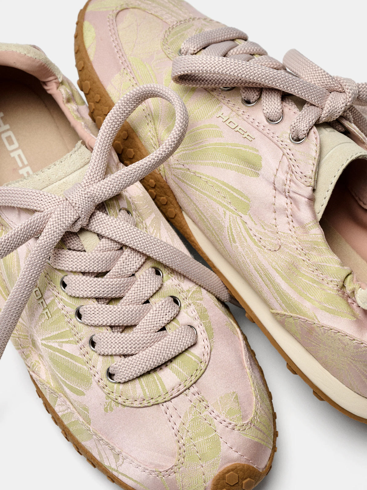 HOFF Bridge Jacquard ROSE: pink trainers for women