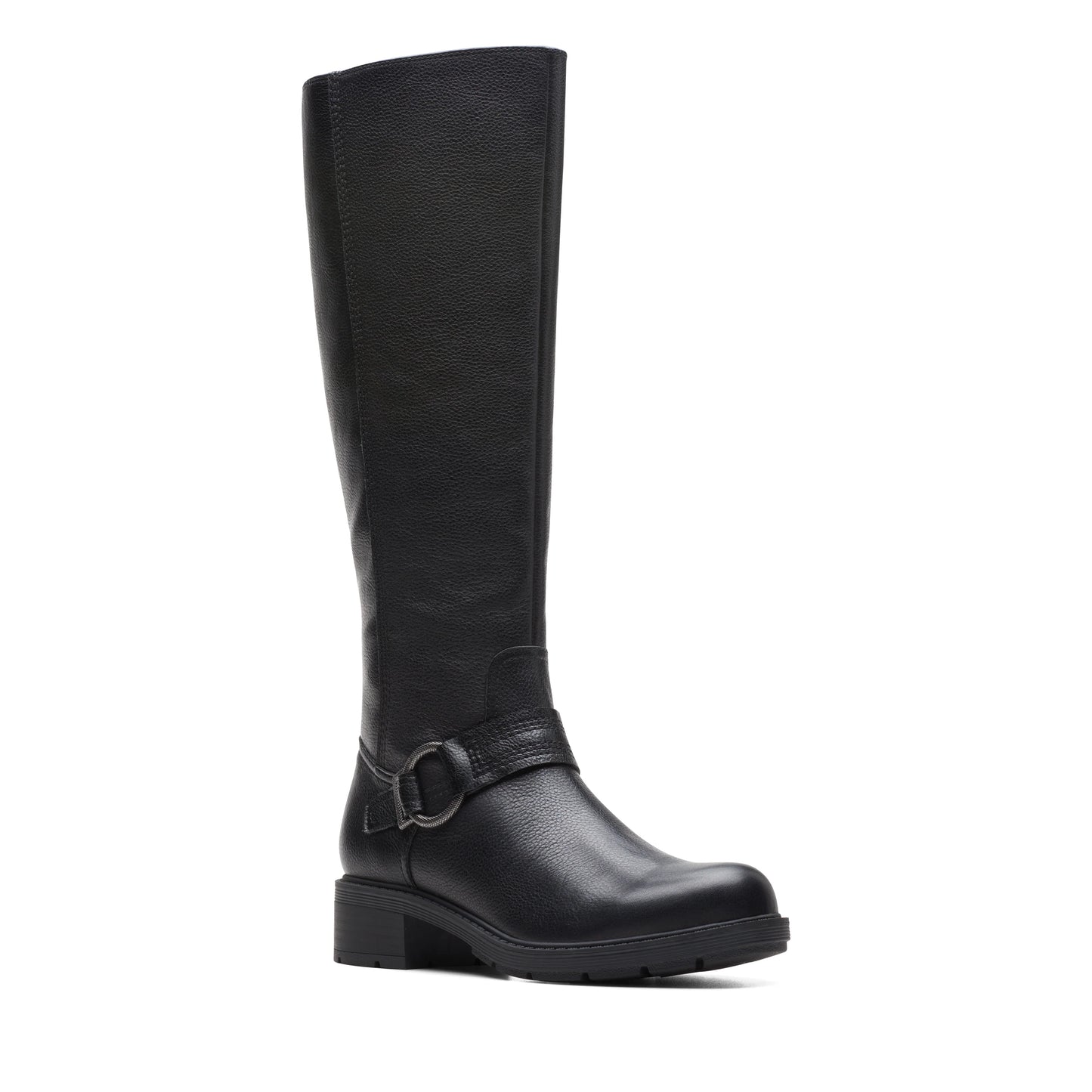 CLARKS | BOTAS MUJER | HEARTH RAE BLACK LEATHER BLACK LEATHER | NEGRO