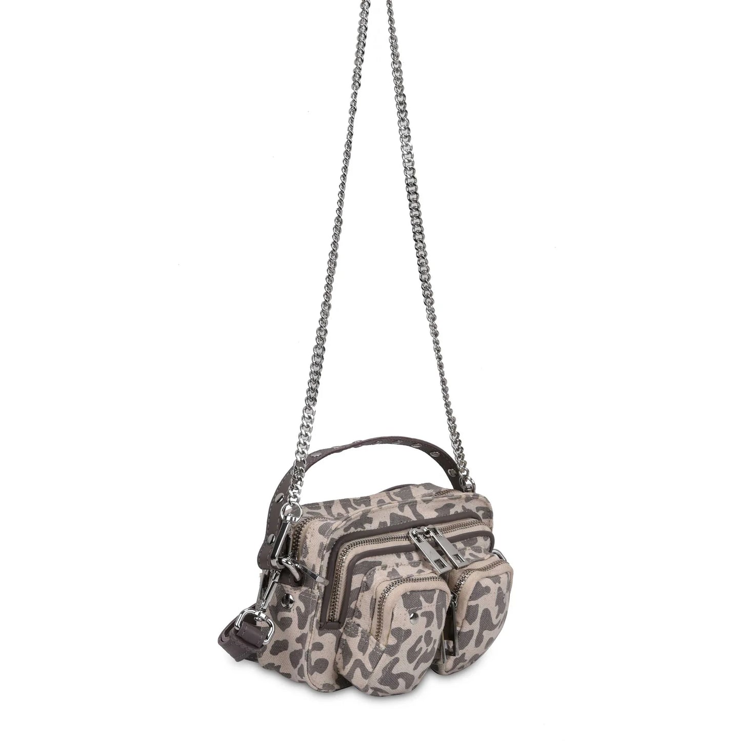 NUNOO | BOLSO MUJER | HELENA RECYCLED CANVAS LIGHT DOTS | PUNTOS