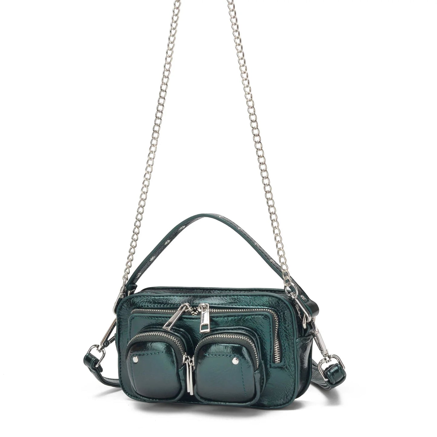 NUNOO | BOLSO MUJER | HELENA RECYCLED COOL DARK GREEN | VERDE