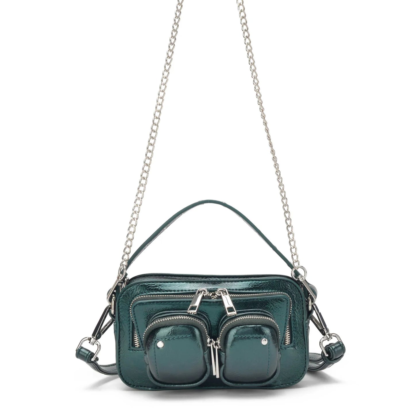 NUNOO | BOLSO MUJER | HELENA RECYCLED COOL DARK GREEN | VERDE