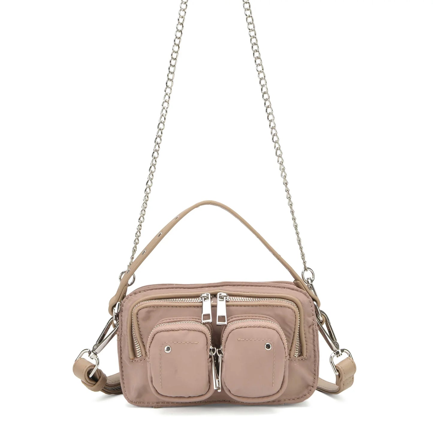 NUNOO | WOMEN'S BAG | HELENA RECYCLED NYLON TAUPE | GREY