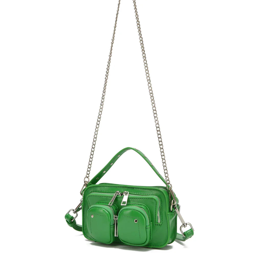 NUNOO | WOMEN'S BAG | HELENA WRINKLE RECYCLED PU GREEN | GREEN