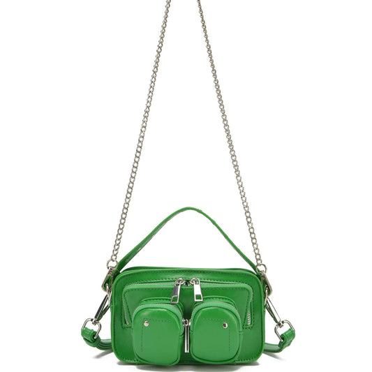 NUNOO | BOLSO MUJER | HELENA WRINKLE RECYCLED PU GREEN | VERDE