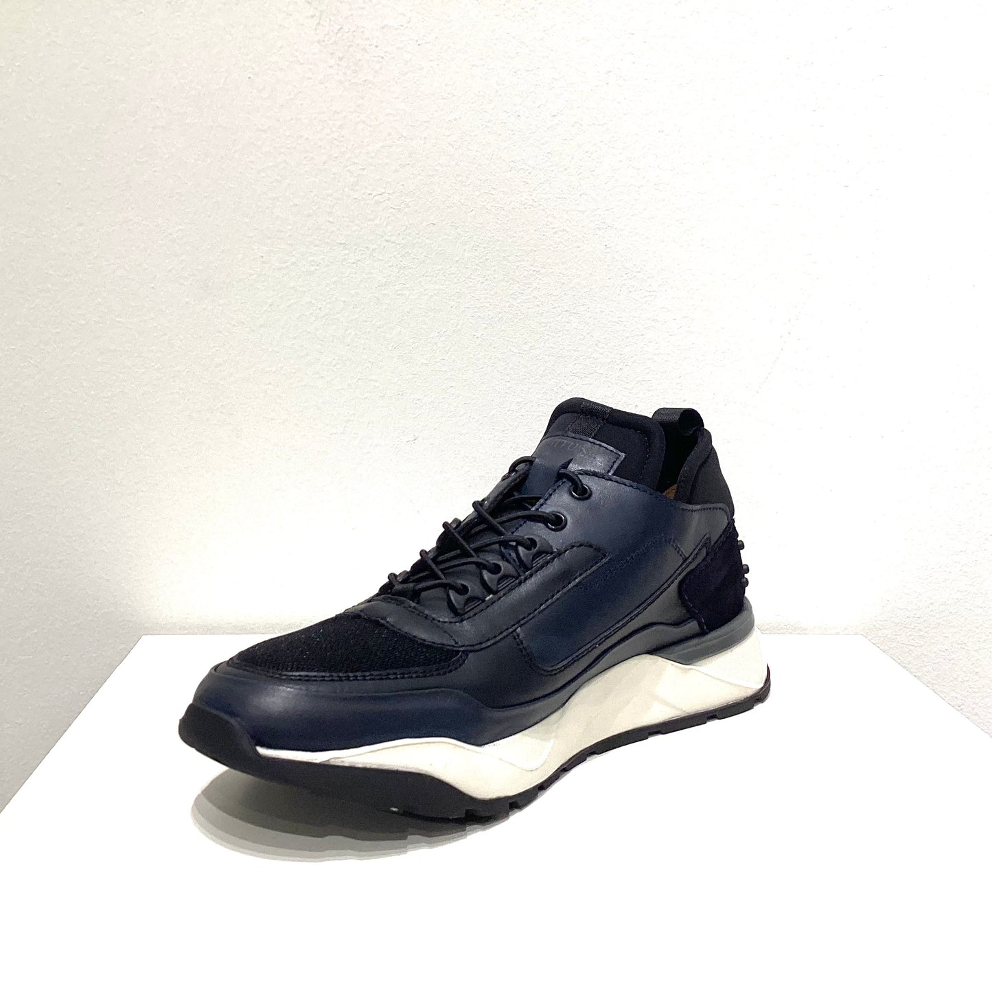 LOTTUSSE | MEN'S DRESS SNEAKERS | OSAKA NAVY BLUE | BLUE