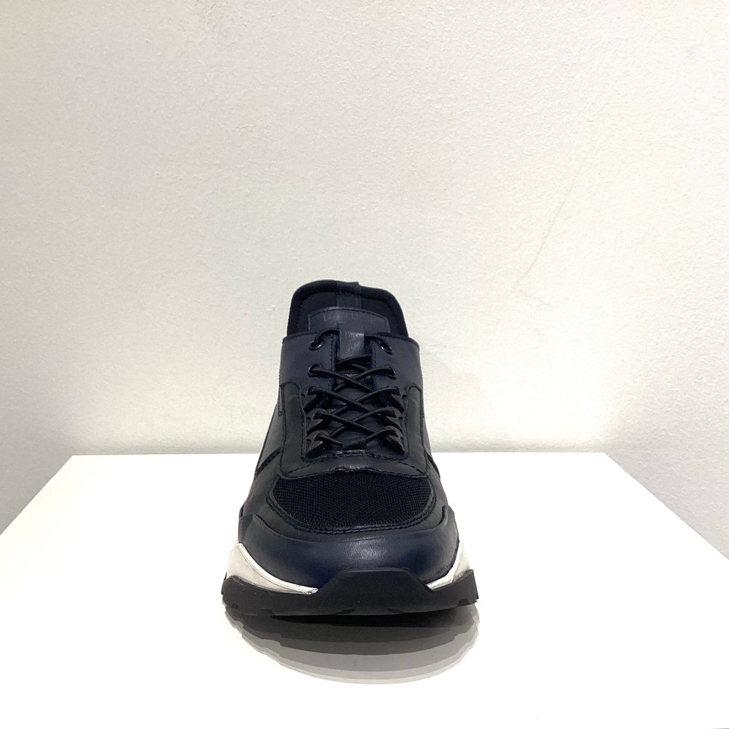 LOTTUSSE | MEN'S DRESS SNEAKERS | OSAKA NAVY BLUE | BLUE