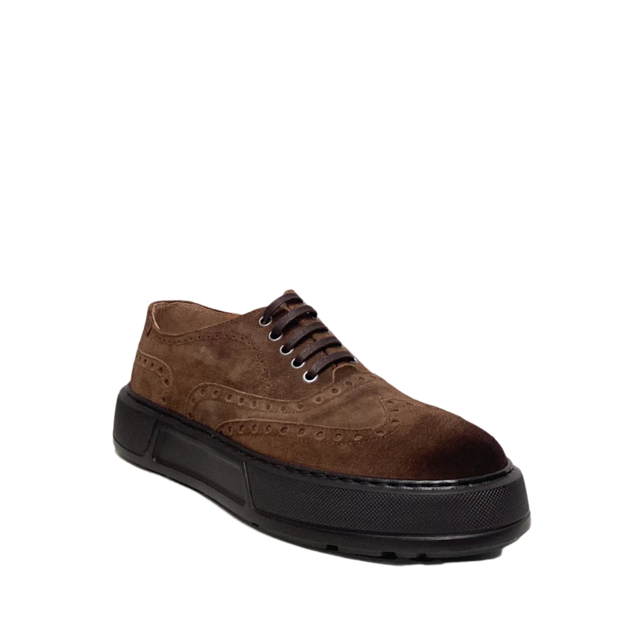 LUIS GONZALO 1966 | ZAPATOS CASUAL | HOMBRE | DEPORTIVO CASCO ARABIGA | MARRÓN