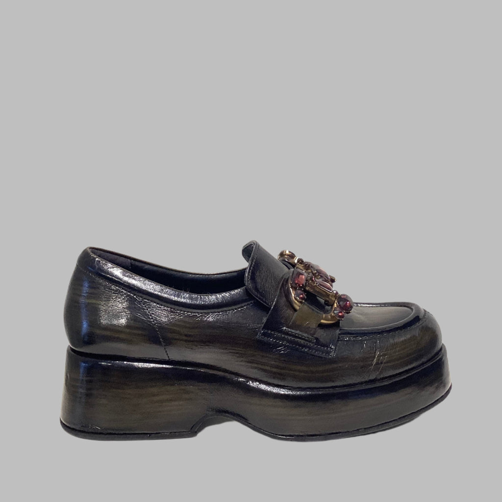PONS QUINTANA | LOAFERS | WOMAN | BRANCH FOREST FLIPER | GREEN