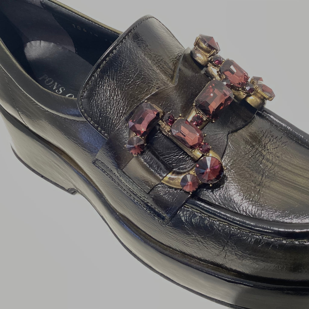 PONS QUINTANA | LOAFERS | WOMAN | BRANCH FOREST FLIPER | GREEN
