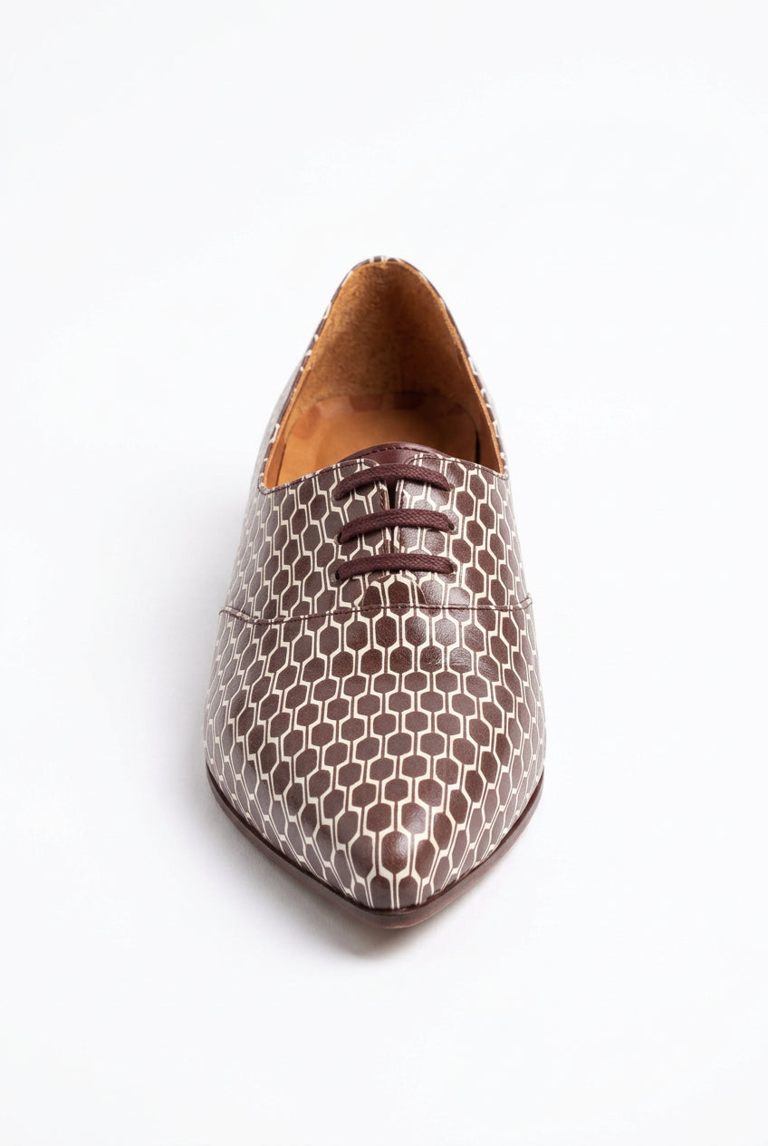 CHIE MIHARA Hekone BEAN Testa: brown shoes for women