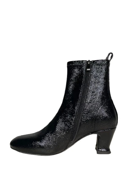 INES PALLISER | ANKLE BOOTS | WOMEN'S | 552466 _ NAPLACK STRETCH | BLACK