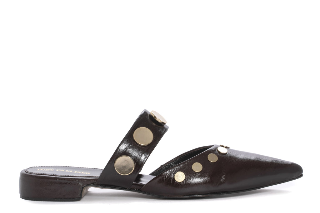 INES PALLISER | MULES Y ZUECOS | MUJER | IP2399.I0 MOGANO | MARRÓN