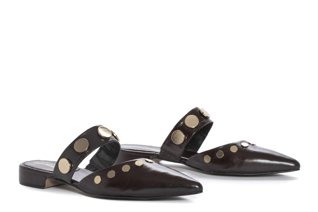 INES PALLISER | MULES Y ZUECOS | MUJER | IP2399.I0 MOGANO | MARRÓN
