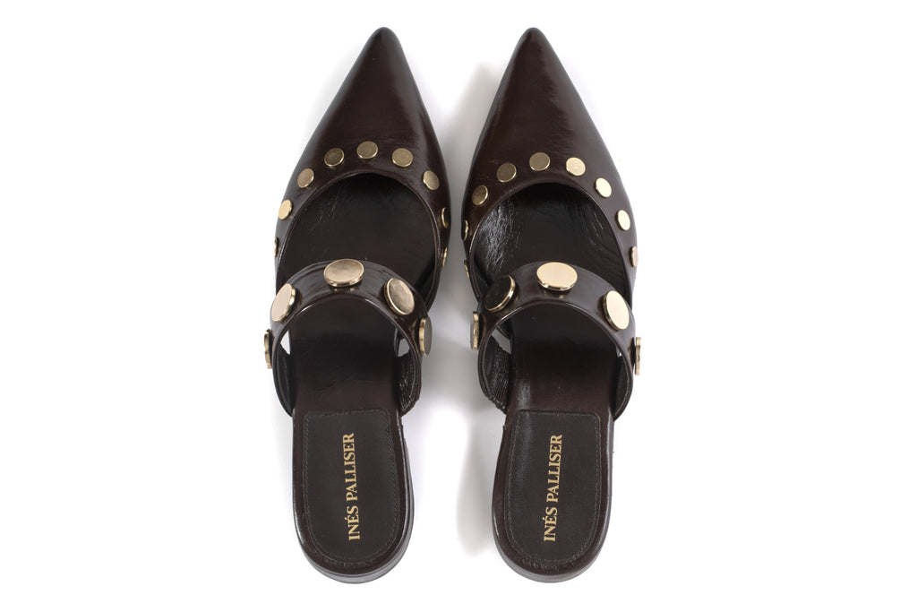 INES PALLISER | MULES Y ZUECOS | MUJER | IP2399.I0 MOGANO | MARRÓN