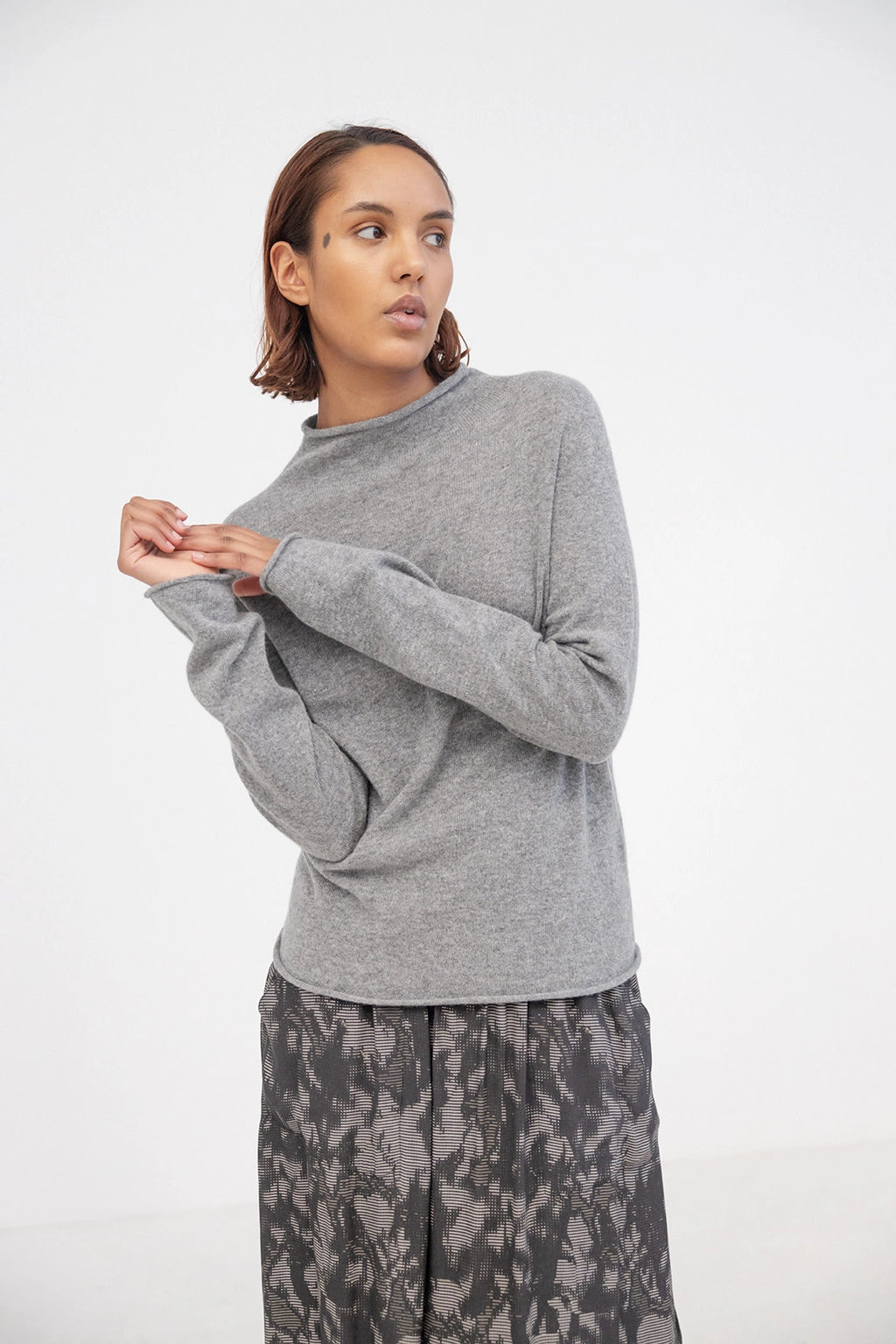 PROJECT AJ117 IRIS DK31-263 GREY: grigio maglione da donna