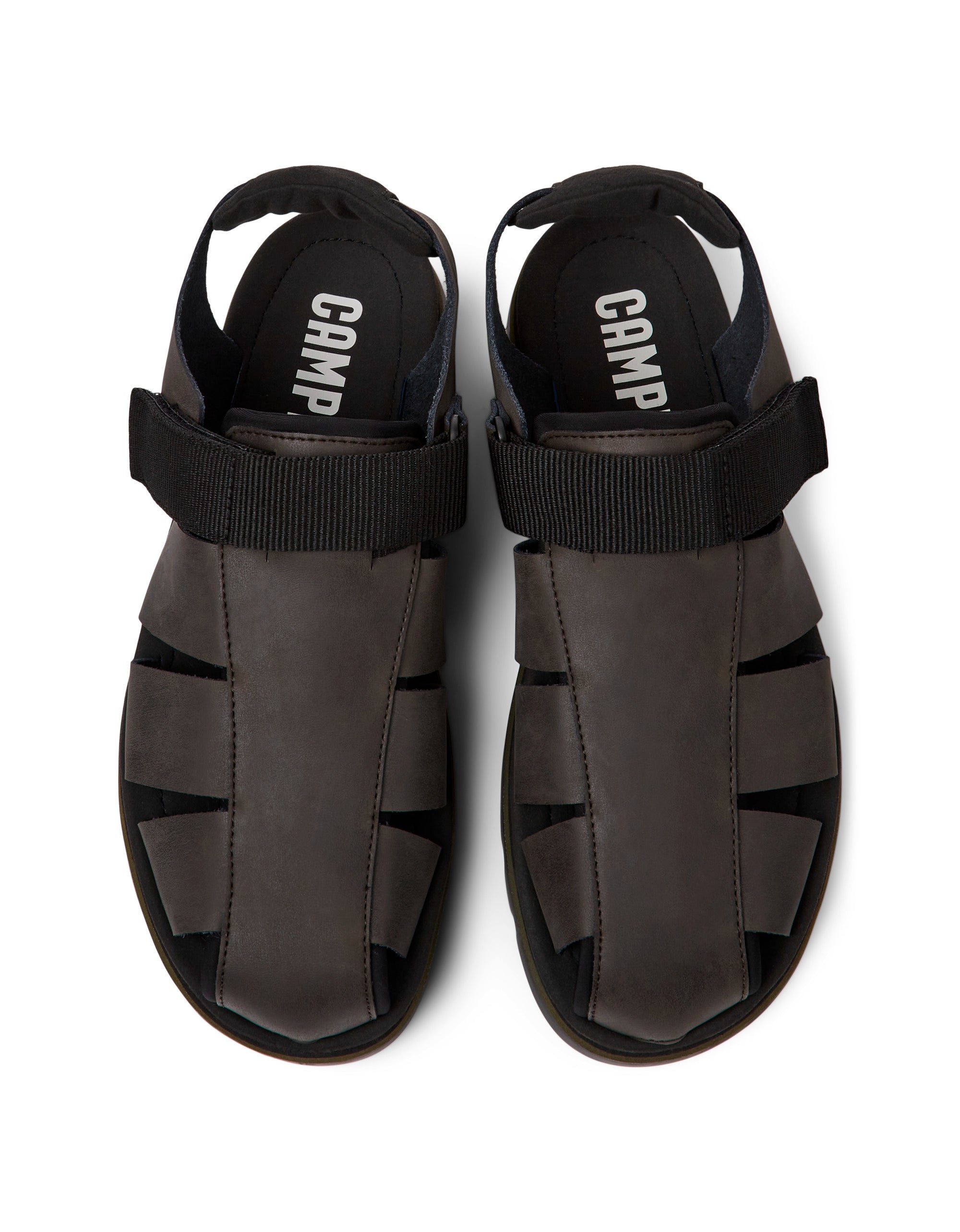 CAMPER | SANDALIAS | HOMBRE | LAMPER ZAMBIA ORUGAS.NEGRO-KIWI-NEGRO | NEGRO