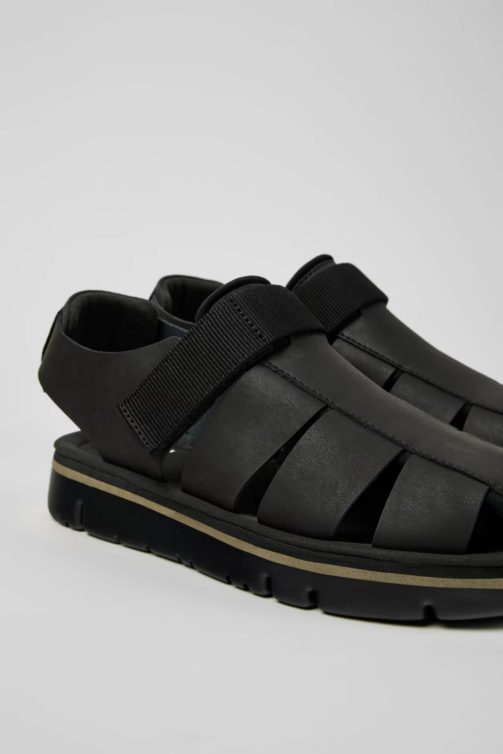 CAMPER Orugas: schwarz Sandalen für Herren