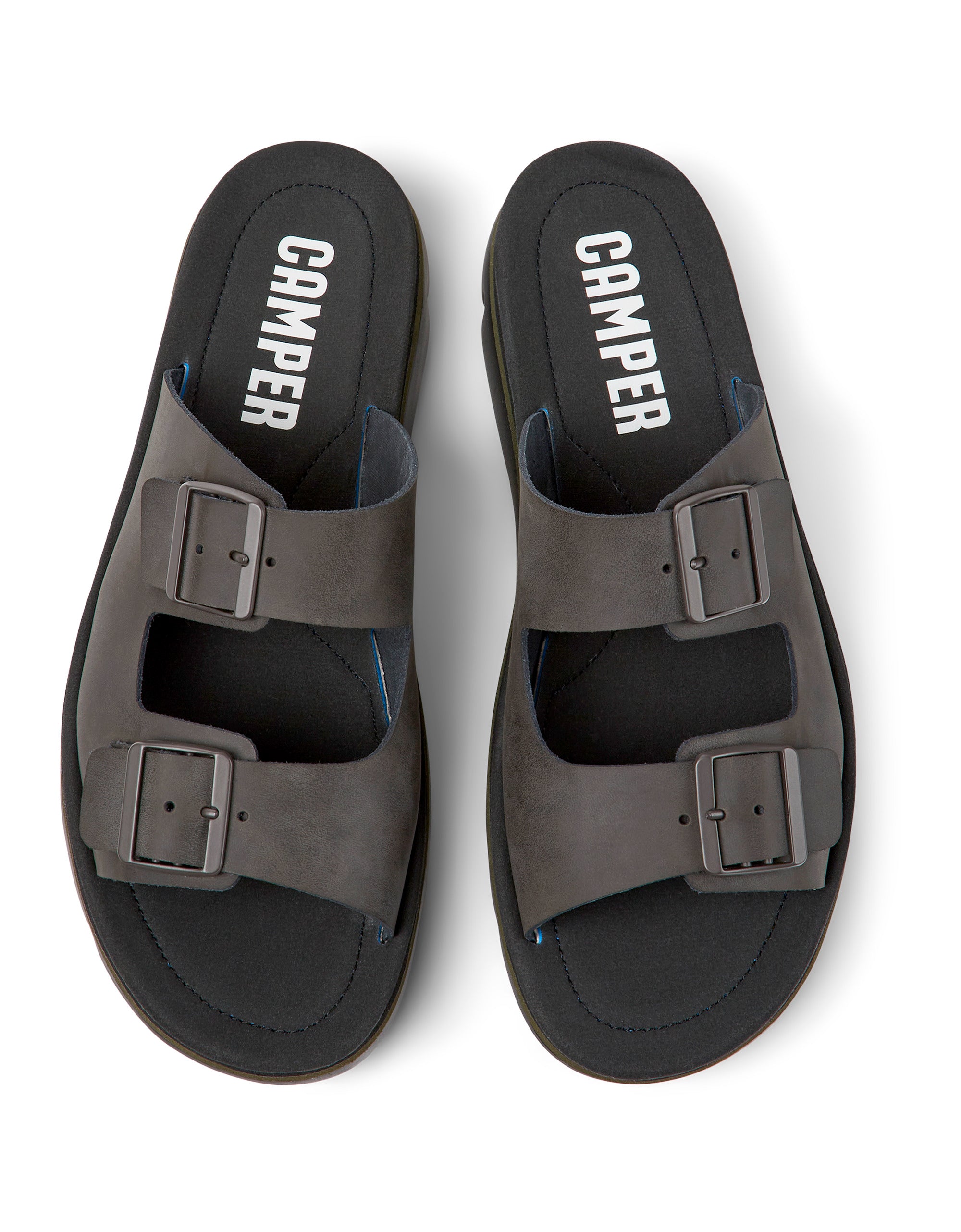 CAMPER Orugas: marron sandales pour homme
