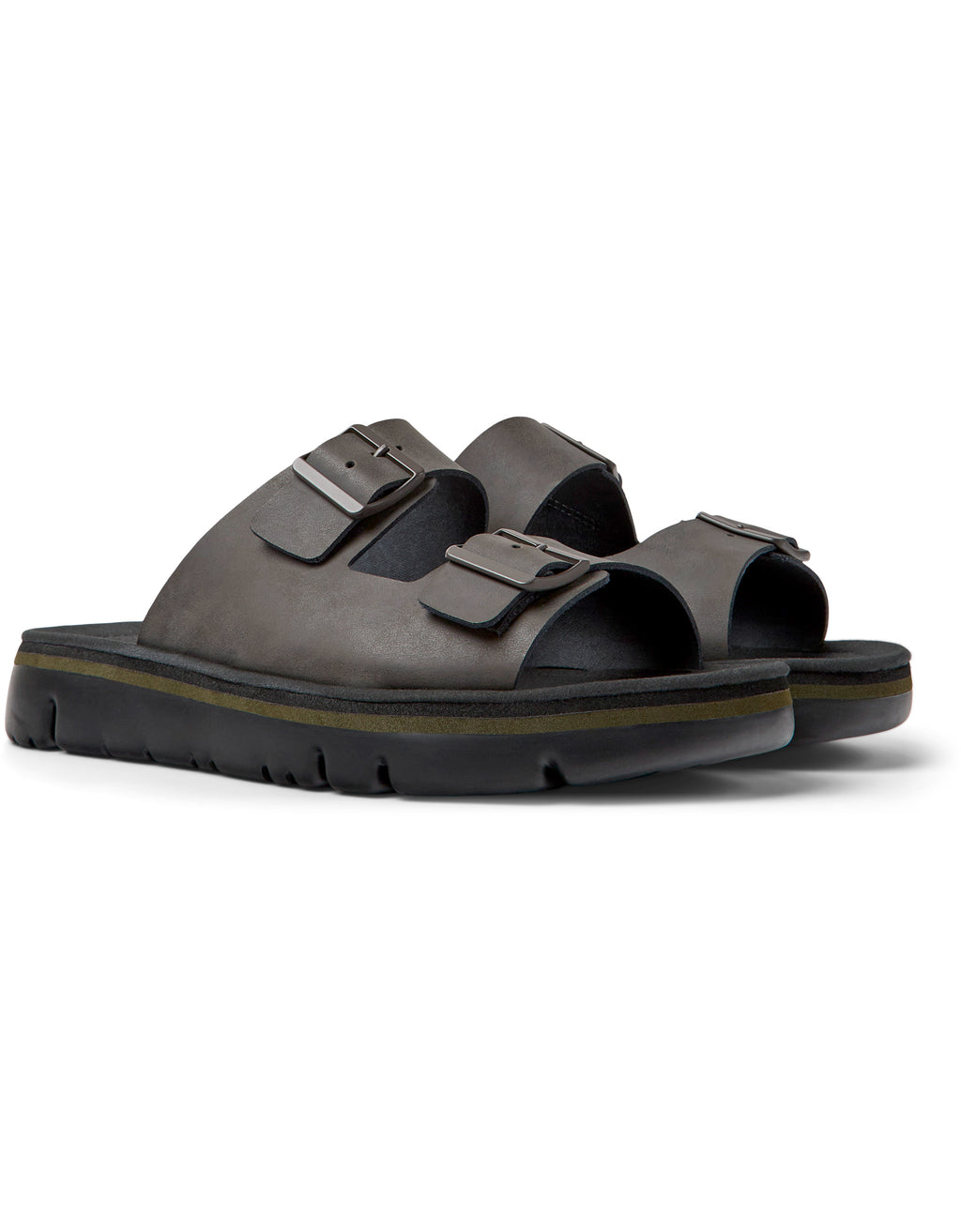 CAMPER Orugas: marron sandales pour homme