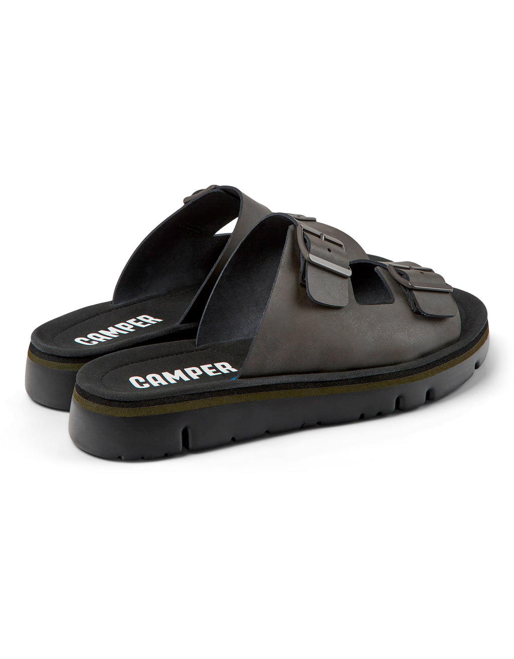 CAMPER Orugas: marron sandales pour homme