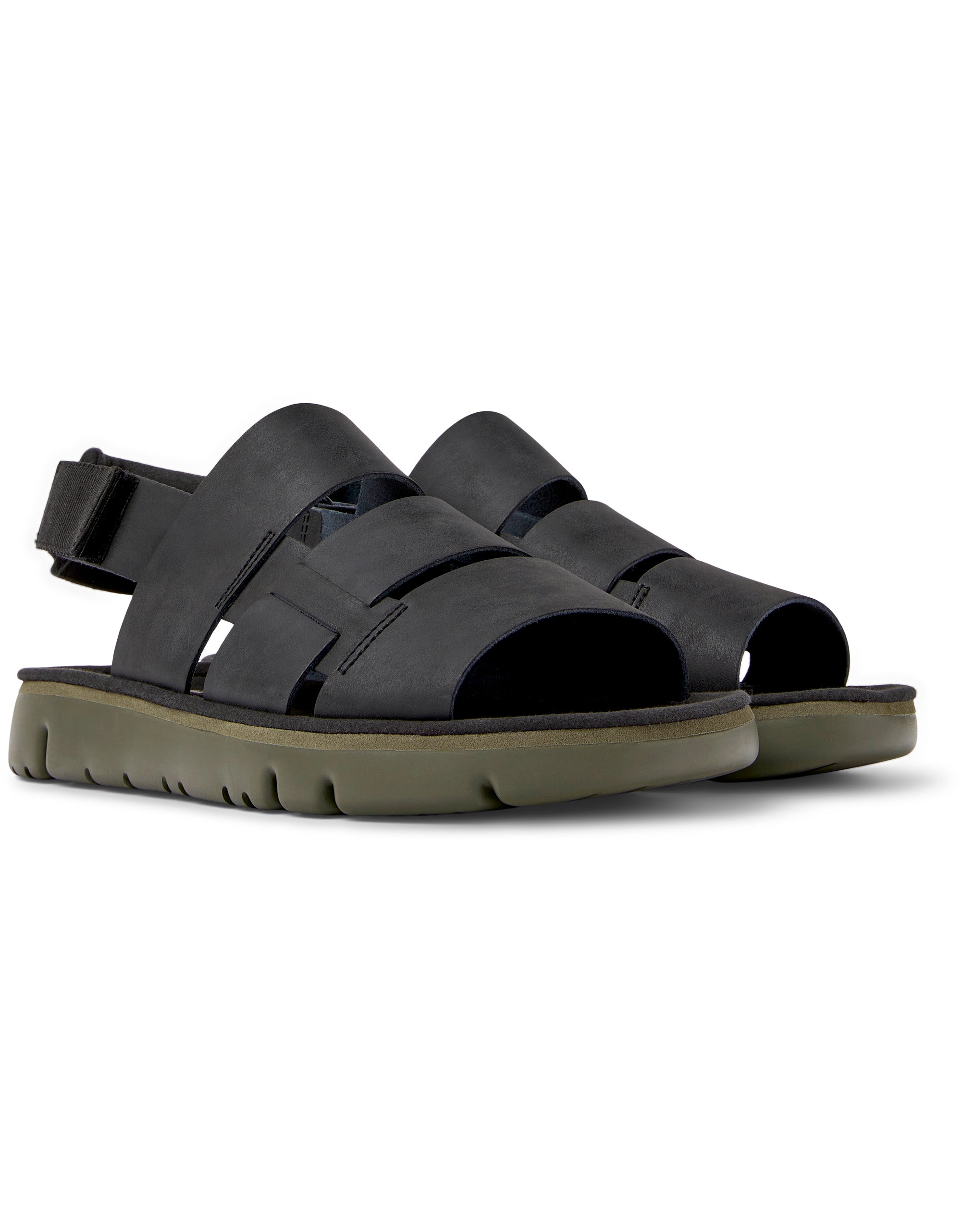 CAMPER | SANDALS | MEN | LAMPER BLACK ORUGASAND ROMERO | BLACK