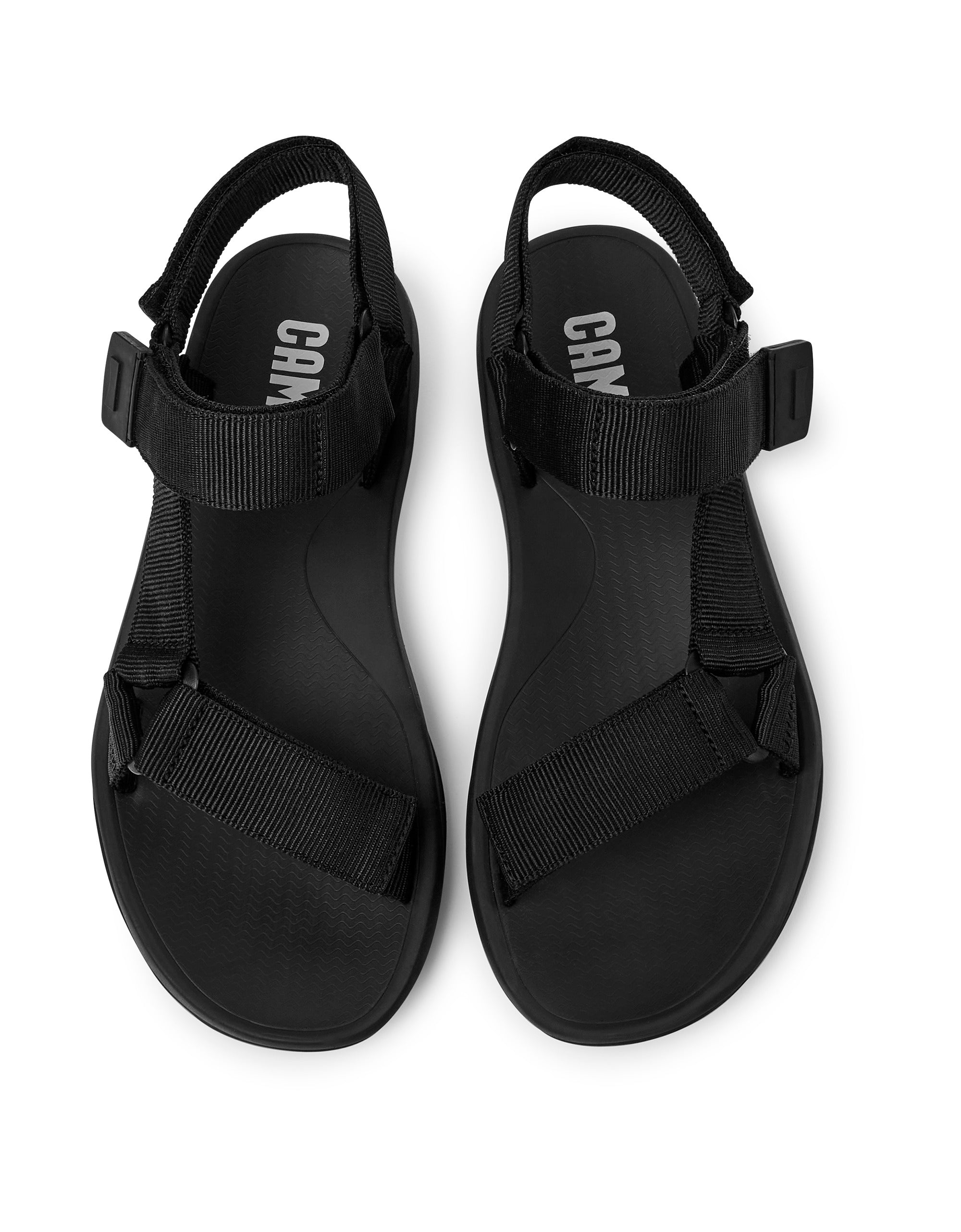 CAMPER Webbing Negro Rematch Negro: черный обувь для мужчин
