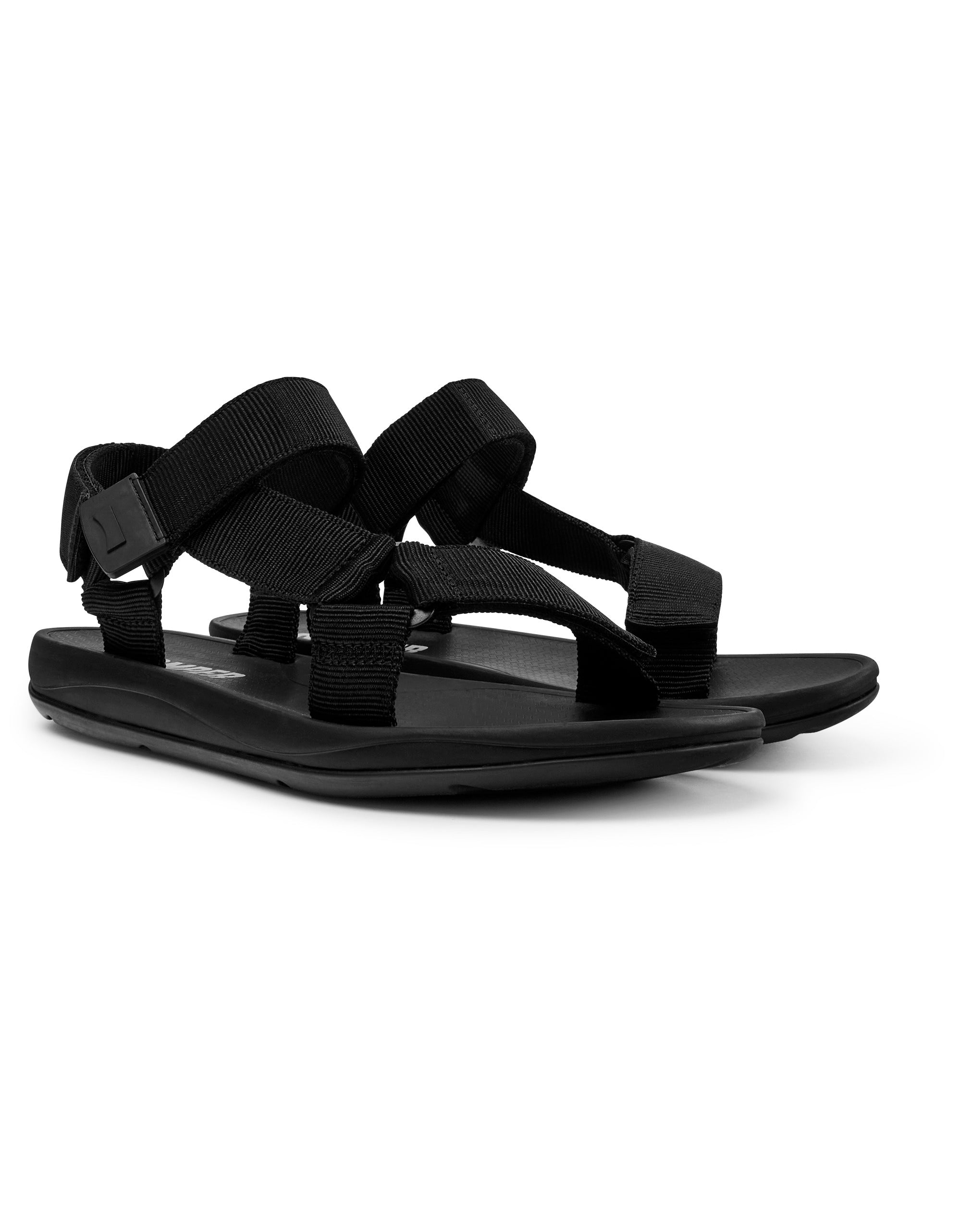 CAMPER Webbing Negro Rematch Negro: черный обувь для мужчин