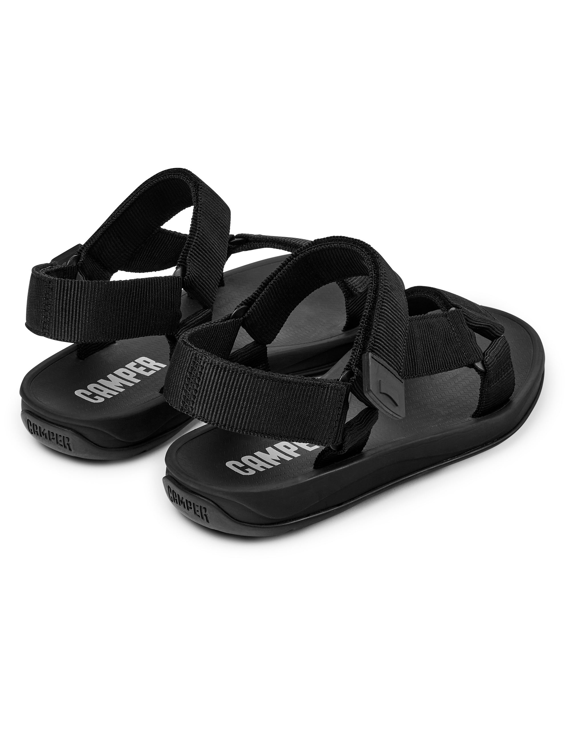 CAMPER Webbing Negro Rematch Negro: черный обувь для мужчин