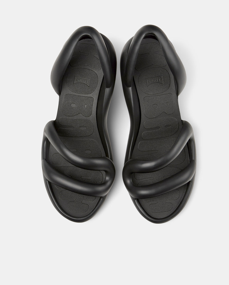 CAMPER Kobarah, black sandals for men at Tascón