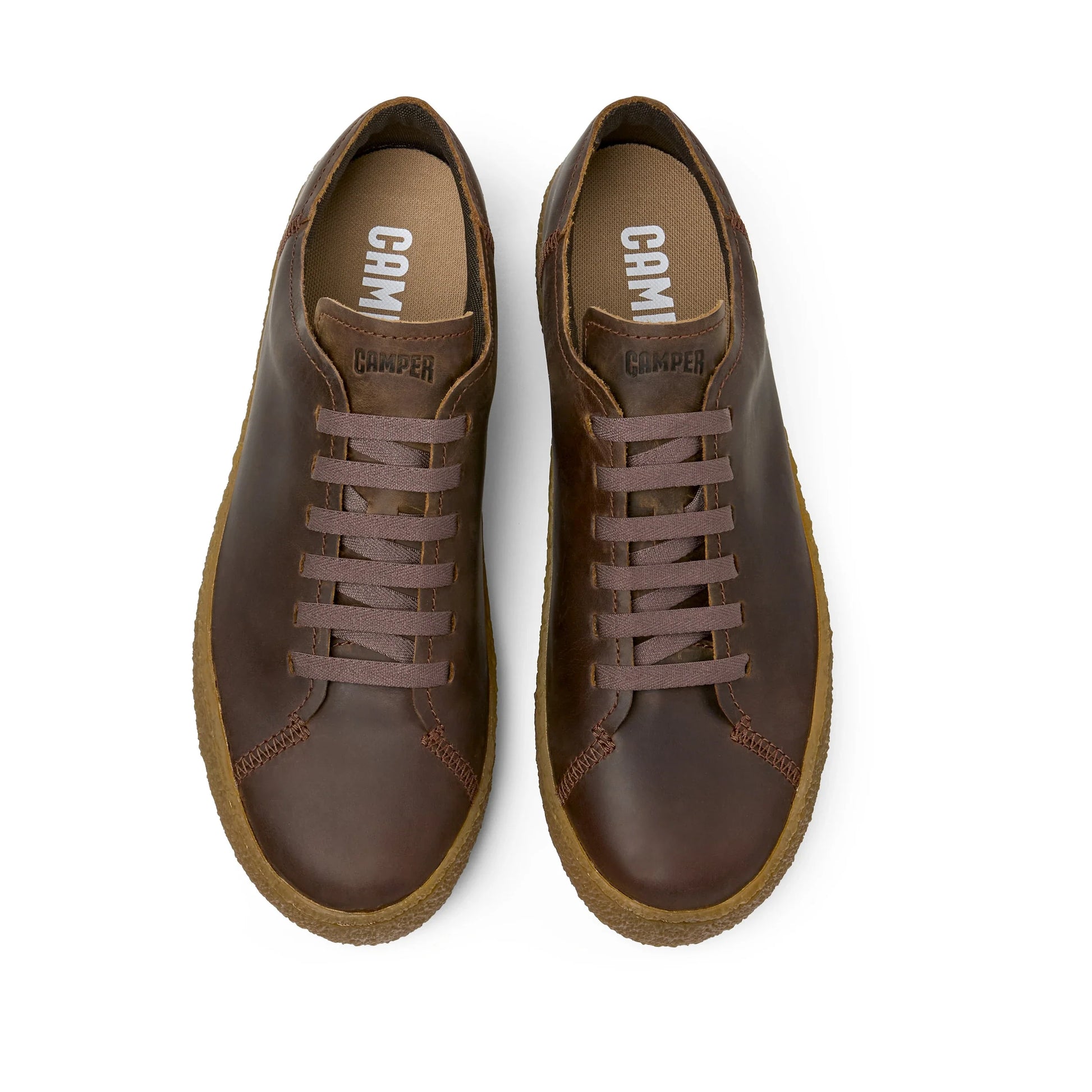 zapatos casual para hombre modelo peu terreno medium brown en color marrón