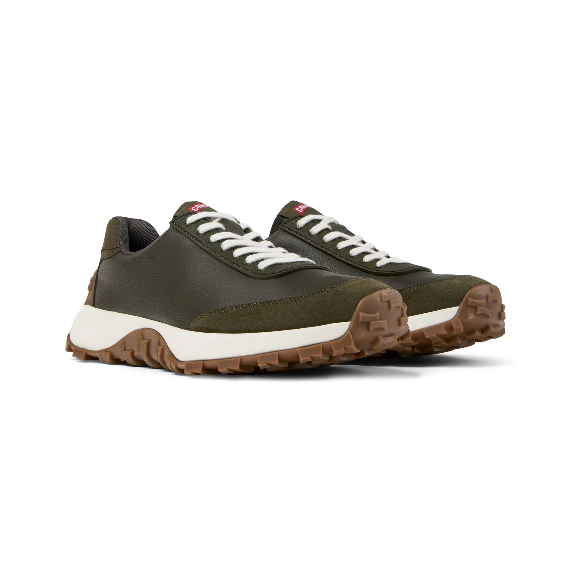 sneakers para hombre modelo drift trail dark green en color verde