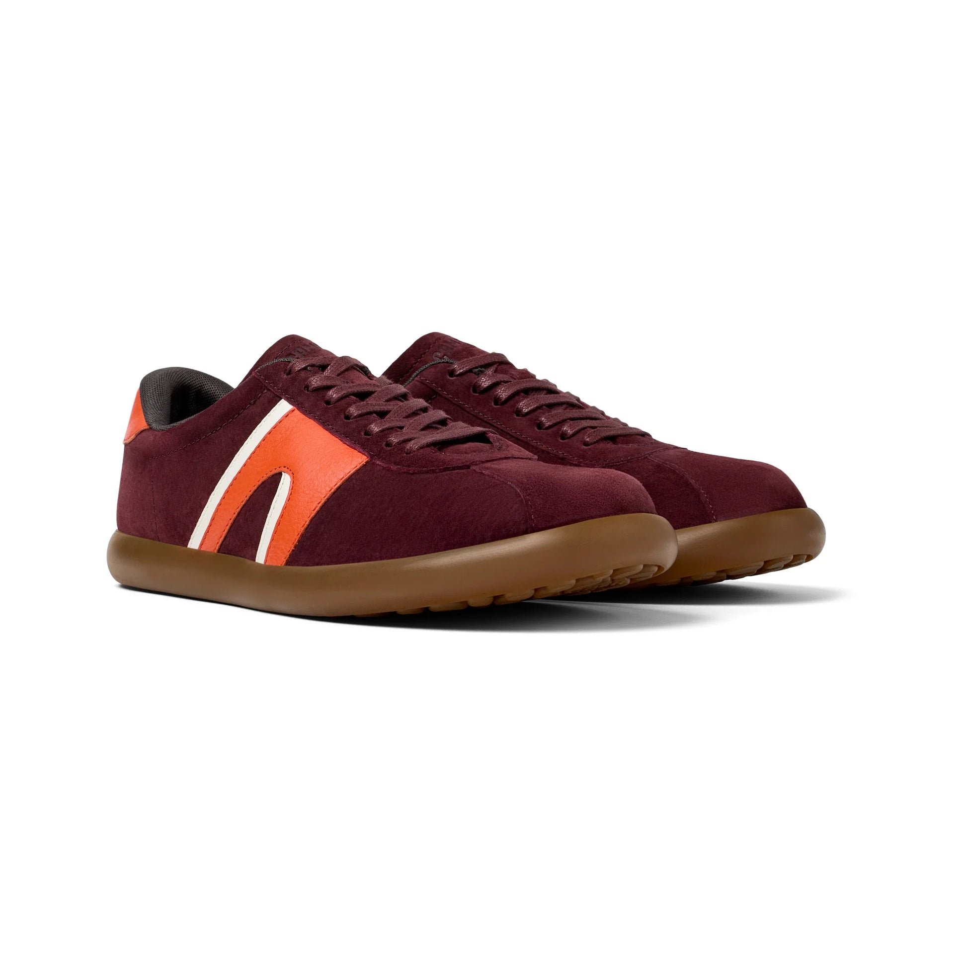 sneakers para hombre modelo pelotas soller burgundy en color burdeos