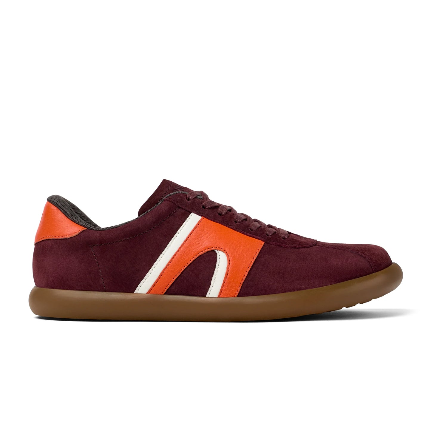 sneakers para hombre modelo pelotas soller burgundy en color burdeos