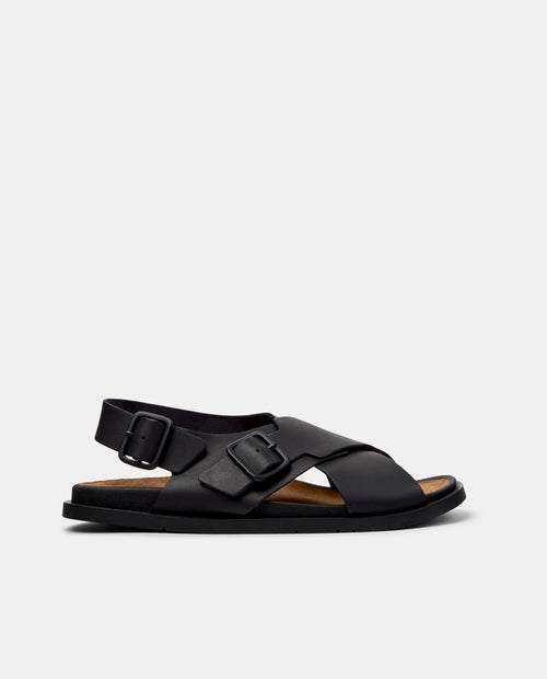 CAMPER Lluc Sandal，Tascón 黑色男士凉鞋